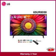 LG Smart TV รุ่น 65UR8050 PSB Real 4K Gen6 HDR10 Pro AI Sound Pro  LG ThinQ AI ทีวี 65 นิ้ว