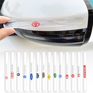 [Ready Stock] 2/4pcs Car Door Edge Transparent Anti Scratch Protection Strips Rearview Mirror Anti-collision Protector Sticker Bumper Scuff Plate Bar Car Accessori Axia Persona Saga BLM FLX Aruz Myvi Bezza Vios Alza Kancil Wira Blx Viva Waja Iswara City