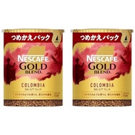 【Direct from Japan】 Nescafe Regular Soluble Coffee Refill Gold Blend Origin Columbia Blend Eco &amp; System Pack (50g x 2 bottles) [50 cups] [Refill] 20240417