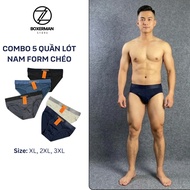 Combo of 5 Slim Cross Men's Briefs | BS21