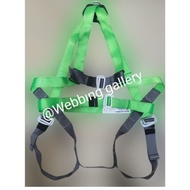 H-LIFT Full body harness Green Double Hook lanyard with shock absorber