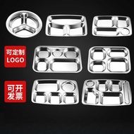 Compartmented Dinner Plate Children Kindergarten Students Adult Fast Food Plate Tableware Source