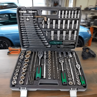 216/46pcs Durable Automotive Mechanical & Electrical Tool Set, Including Socket Wrenches, Ratchet Wr