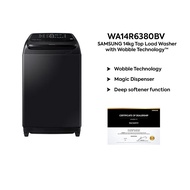 Samsung (WA14R6380BV) 14kg Top Load Washer with Wobble Technology™ WA14R6380 Washing Machine