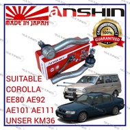 ORIGINAL ANSHIN JAPAN TIE ROD END TOYOTA COROLLA AE92 AE101 AE111 UNSER LITEACE KM36 TIE ROD END SET