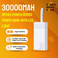 [Local] Remax RPP-320 30000 mAh Chinen Series PD 20W + QC 22.5W Super Fast Charging Power Bank With LED Light