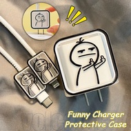 Transparent Data Line Protector Case - Phone Wire Dust Cover - Dustproof, Anti-break - Power Adapter