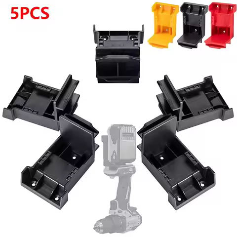 5PCS Tool Mount for Milwaukee 18V 20V Tools Battery Replacement for Dewalt 20V Battery Mount Dock Ho