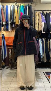 Dunlop 登祿普黑色衍縫防風外套 古著 二手選物 Vintage
