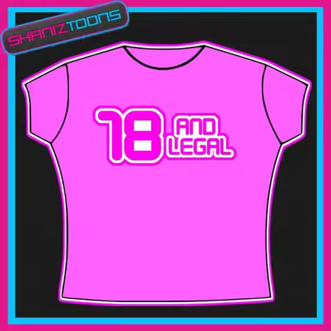LEGAL AND 18 BIRTHDAY PRESENT 18TH T SHIRT GIFT