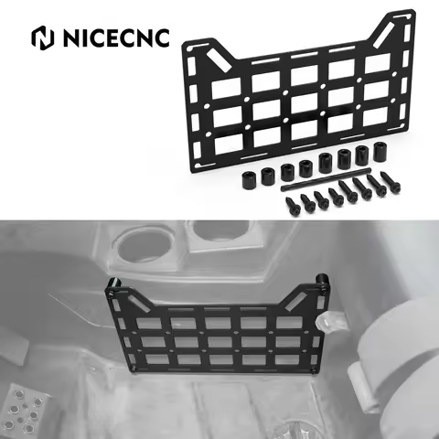 NICECNC UTV Universal Rigid Molle Panel 1/8" Q235 steel For Can Am Maverick X3 Polaris General Yamah