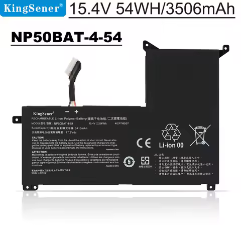 Kingsener NP50BAT-4-54 Laptop Battery for Clevo AT22 NP70 X17 For SCHENKER XMG Focus 16 For GIGABYTE