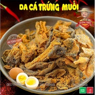 Crispy Salted Egg Fish Skin 250g, Fish Skin Snacks Shake Salted Egg Muong Then