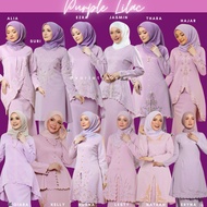 BAJU KURUNG BRIDESMAID THEME PURPLE LILAC NEW DESIGN