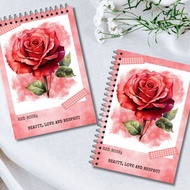 Notebook A5 Red Rose Polaroid