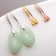 S925 Sterling Silver Earring Settings DIY Earring Accessories Silver Earring Hooks Earring Clasps Ea