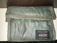 Porter tokyo 綠色 capsule wallet 銀包 錢包 吉田包