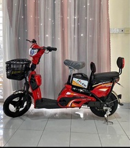 Electric Bicycle for Adult Basikal Elektrik 2 Seat Max Weight 200kg 48V Motor Electric Scooter With 