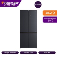 Toshiba ตู้เย็น 4 ประตู 18.2 คิว Inverter (สีเทาเข้ม) รุ่น GR-RF677WI-PMTH(06)