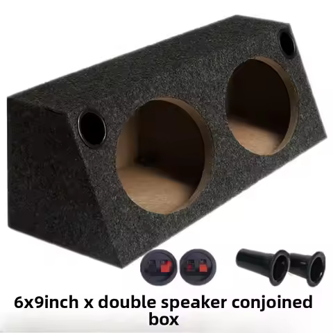 1pcs Car Audio 6x9 Inch Speaker Wooden Box 6*9 Inch Integrated Trapezoidal Empty Box Dual Speaker Te