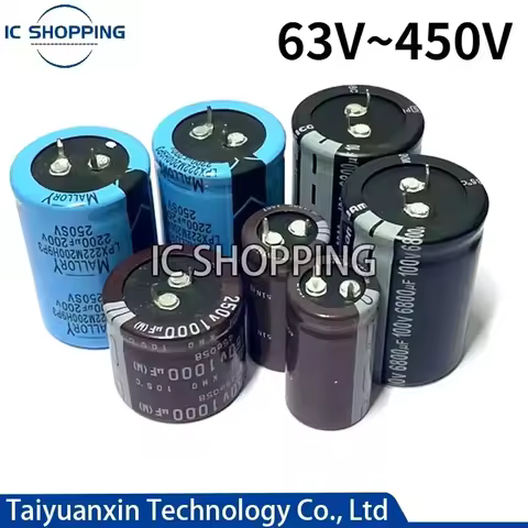 Aluminum Electrolytic Capacitor 63 200V 250V 400V 450V 47 68 82 100 120 150 180 220 270 330 390 470