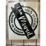 Sticker kereta Original Sabahan