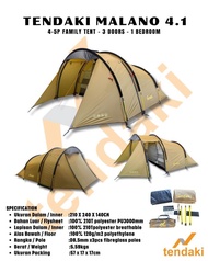 TENDAKI 4.1 MALANO Original'1 Camping Tenda Family Kapasitas 45416 Ora