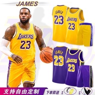 Bulls Jersey James Basketball Jersey James Children's Competition Sports Student Training Uniform Su