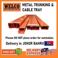 METAL TRUNKING 1X2, 2X2, 2X3, 2X4, 3X4 ORANGE, GREEN, RED, WHITE 0.4MM THICKNESS [U-LI, SJ TRUNK]