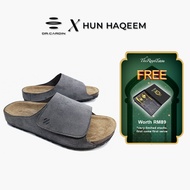 [Hun Haqeem x Dr. Cardin] Men Cove Core Suede Comfort Sandals with Adjustable Strap D-SLB-8212