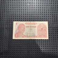Uang Kuno Asli Indonesia Rp 1 (Satu Rupiah) Tahun 1968