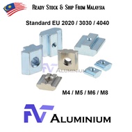 T Sliding Nut T Slot Nut T Sliding Block Square Nut Profile Nut for 20/30/40 Series Aluminium Profil