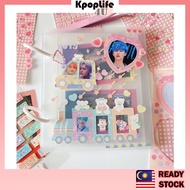 KPOP Frosted Transparent Photocard Binder 3 Inch Card Sleeve Photocard Binder 2 Pocket BT ITZY Twice