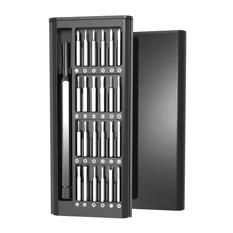 24 Piece Mini Pocket Screwdriver Set - 25 In 1 Multifunctional Repair Kit for Mobile Phone/PC/Camera