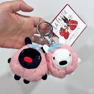 keychain mathcing keychain cute France Authorized Caspolisa Couple Schoolbag Keychain Doll Ornaments