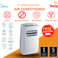 Midea 1.0HP/1.5HP PF/PO Series Ionizer Portable AirCon Air Conditioner  移动空调 MPF-09CRN1 MPF-12CRN1 M
