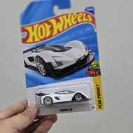 Hot Wheels CZINGER 21C WHITE P CASE Diecast Toys Car for Boys Collectibles kereta mainan