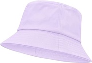 Unisex Athletic Bucket Hat Solid Colors Sun Hat with UV Protection for Outdoor Sports Packable Summer Hats Purple