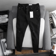 Quần Jean Đen Rách Skinny Vnxk Zr 3 Mẫu Ống Côn