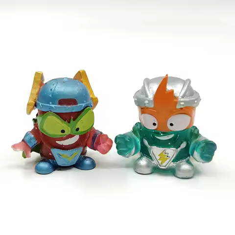 2pcs/set Superthings Ultra Rare Style Kids Kazoom And Kids Fury Spanish Superzings Collection Toys F