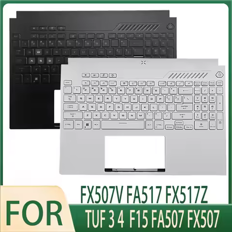 Original For TUF 3 4 F15 FA507 FX507 FX507V FA517 FX517Z 2022 Laptop Palmrest Case Keyboard US Engli
