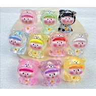 10pcs Small Shinny Fruit Baby 3D Resin Charms for DIY 1.7*1.5*1.9CM(3-62)888