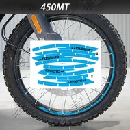 Suitable for 450MT Car Rim Steel Rim Decorative Stickers, 450MT Motorcycle Wheel Inner Rim Waterproo