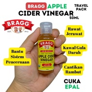 Bragg Organic Apple Cider Vinegar 50mL Cuka Epal Bragg 50mL