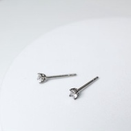 【SWS飾品】八心八箭鋯石耳環。多尺寸。純銀耳環