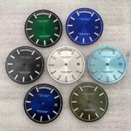 Dog Teeth 8285 Chassis with Set Dial Suitable for 8285 Movement Watch Accessories, Sapphire Glass