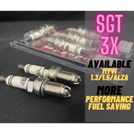 SGT 3X Spark Plug DCPR7EX-B7X PERODUA / MYVI 1.3 / 1.5 / ALZA / AVANZA / RUSH