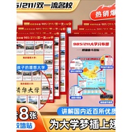 Famous School 985 Famous School Wall Stickers College Entrance Examination China Key University Targ