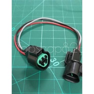 Proton Wira/Waja AC Radiator Fan Motor Crank Sensor Male & Female Socket Connector 3 PIN
