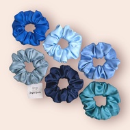 SCRUNCHIE HAIR TIE biru | BLUE SERIES